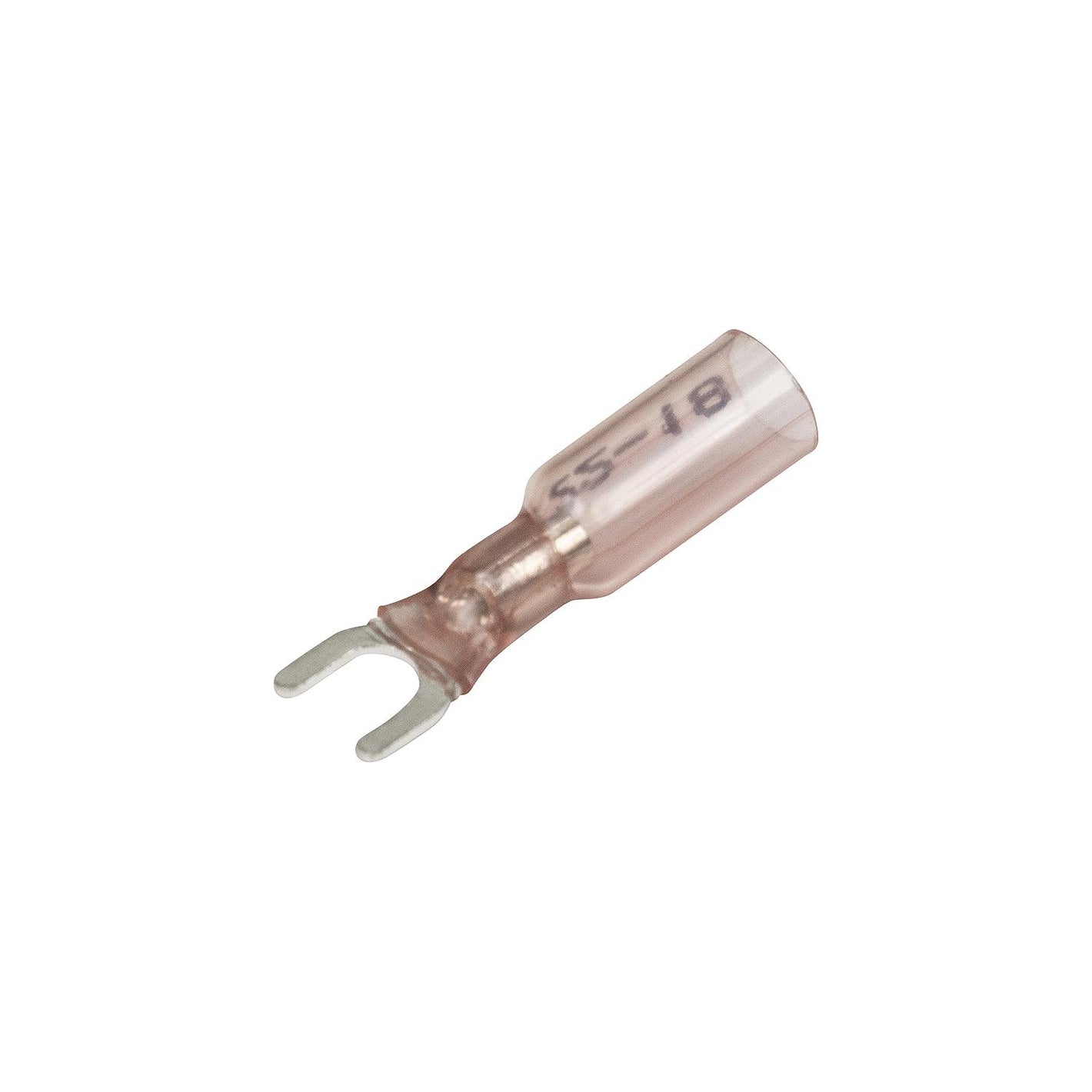 Seachoice 64031 3-To-1 Heat Shrink Spade Terminal - 22-18 Ga., #6 Stud, 25/Bag