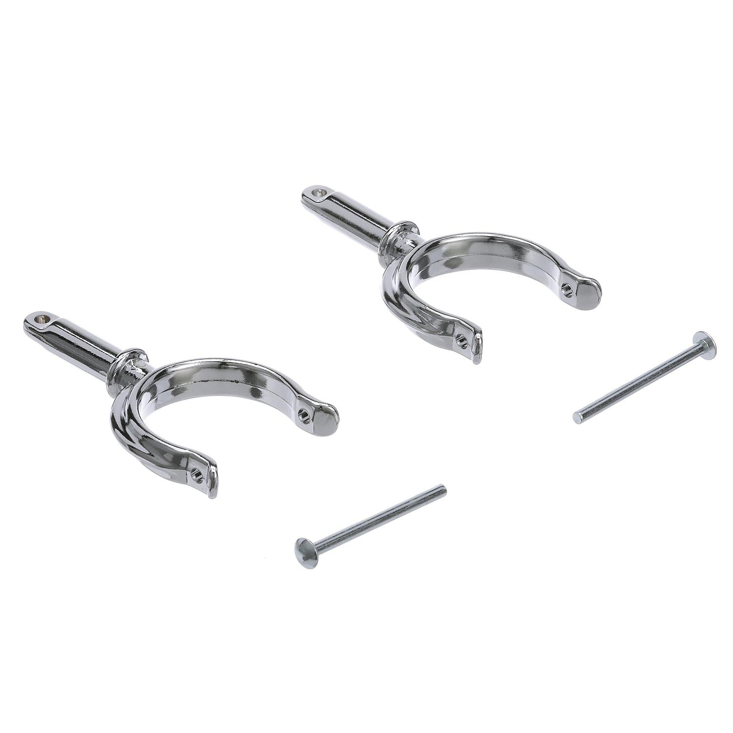 Seachoice 70501 Chrome Plated Zinc Rowlock Horns Only (Sold as Pair)