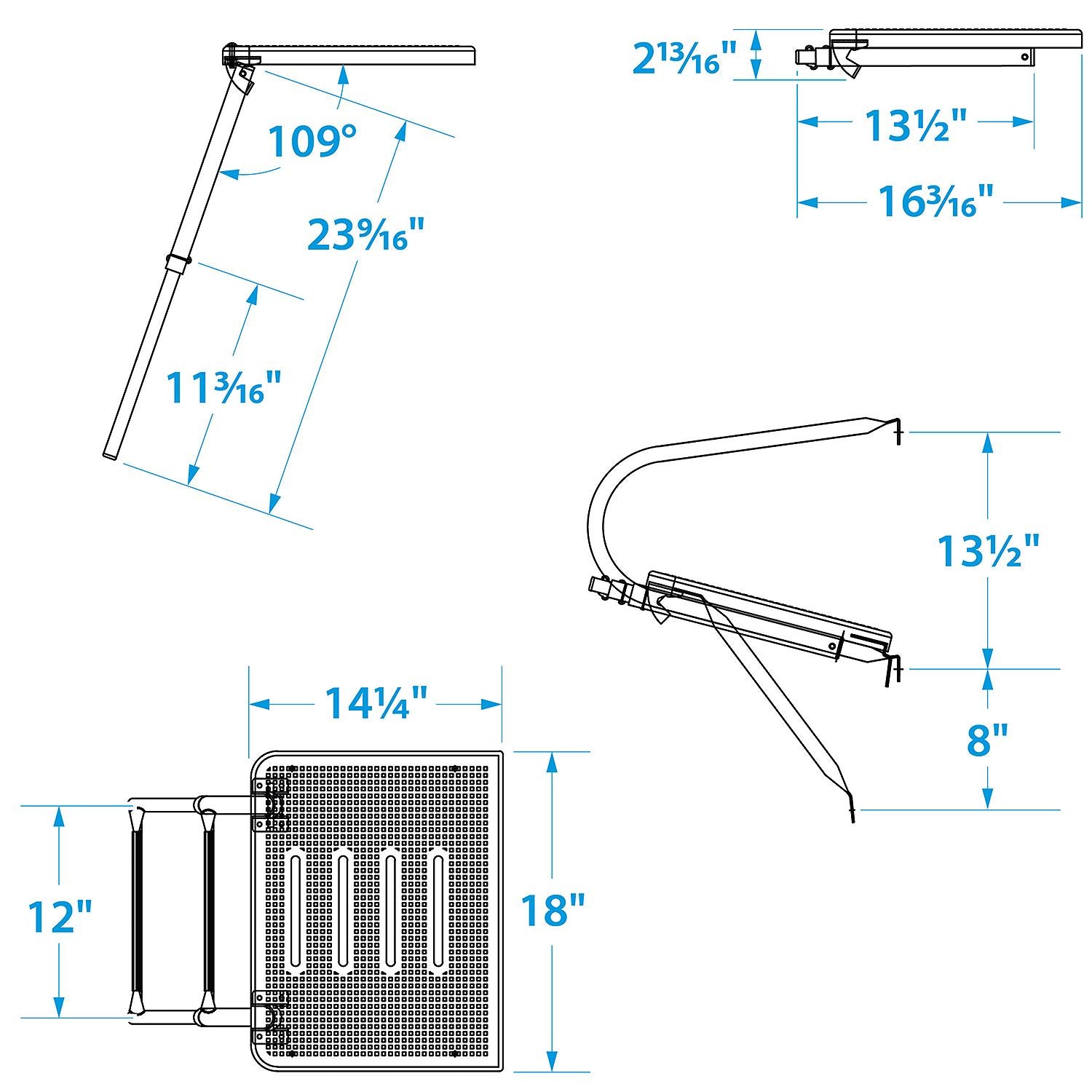 Seachoice Universal Swim Platform With Under Mount Telescoping Ladder