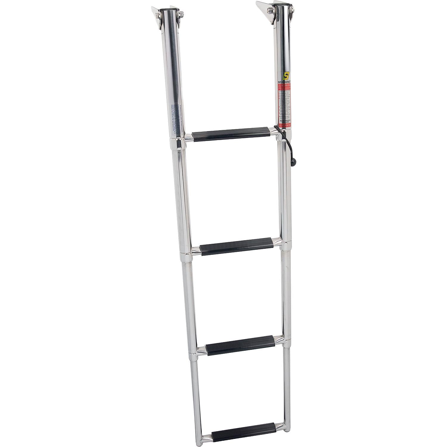 Seachoice 71306 Over Platform Telescoping Ladder, Steps: 4