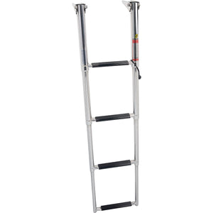 Seachoice 71306 Over Platform Telescoping Ladder, Steps: 4