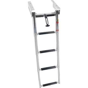  Under Platform Telescoping Slide Mount Ladder, 4 Steps