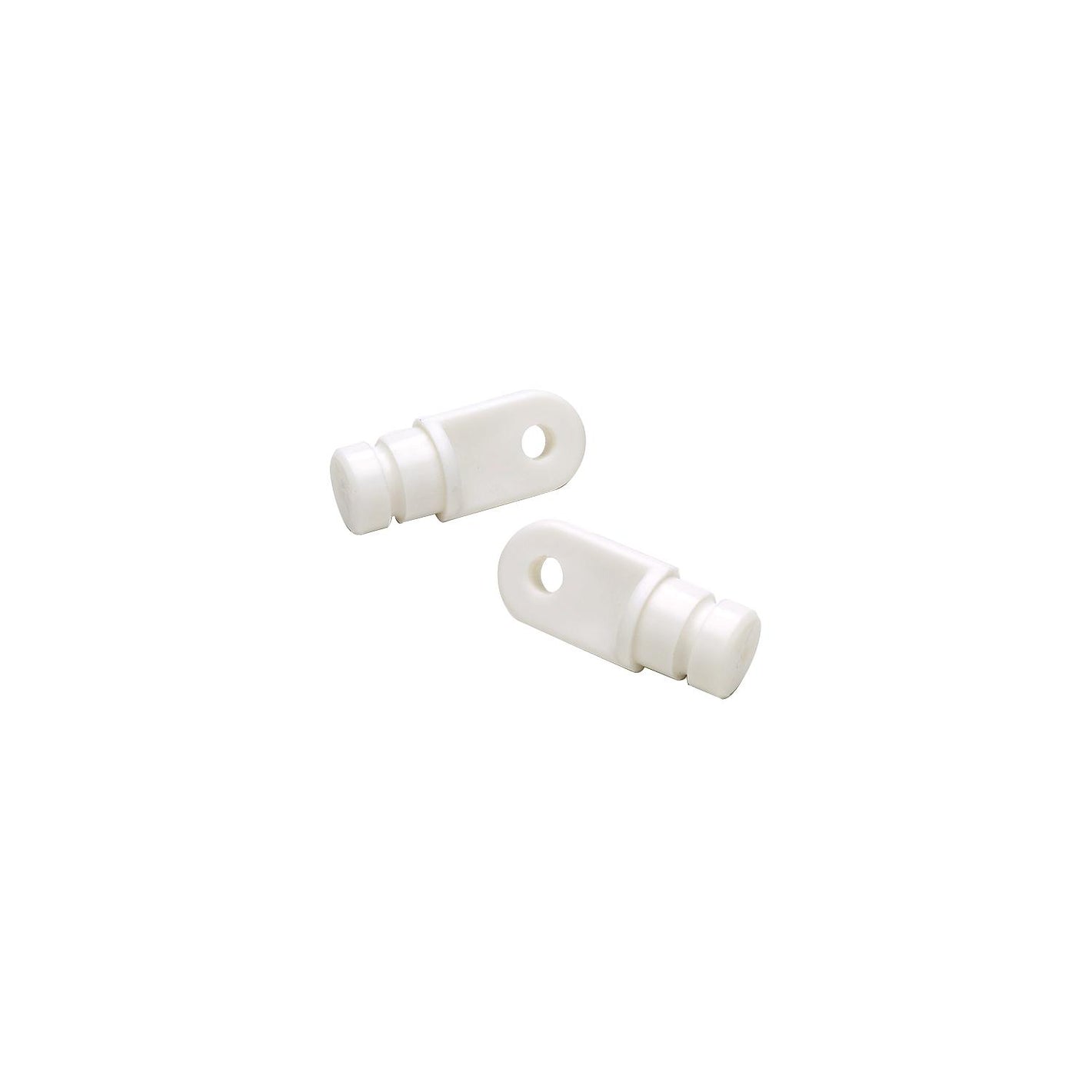 Internal Eye End, 7/8in, White, 2/PK
