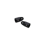 External Eye End, 3/4in, Black, 2/PK