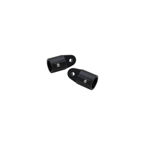 External Eye End, 3/4in, Black, 2/PK