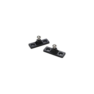 Side Mount Deck Hinge, Plastic, Black, 2/PK