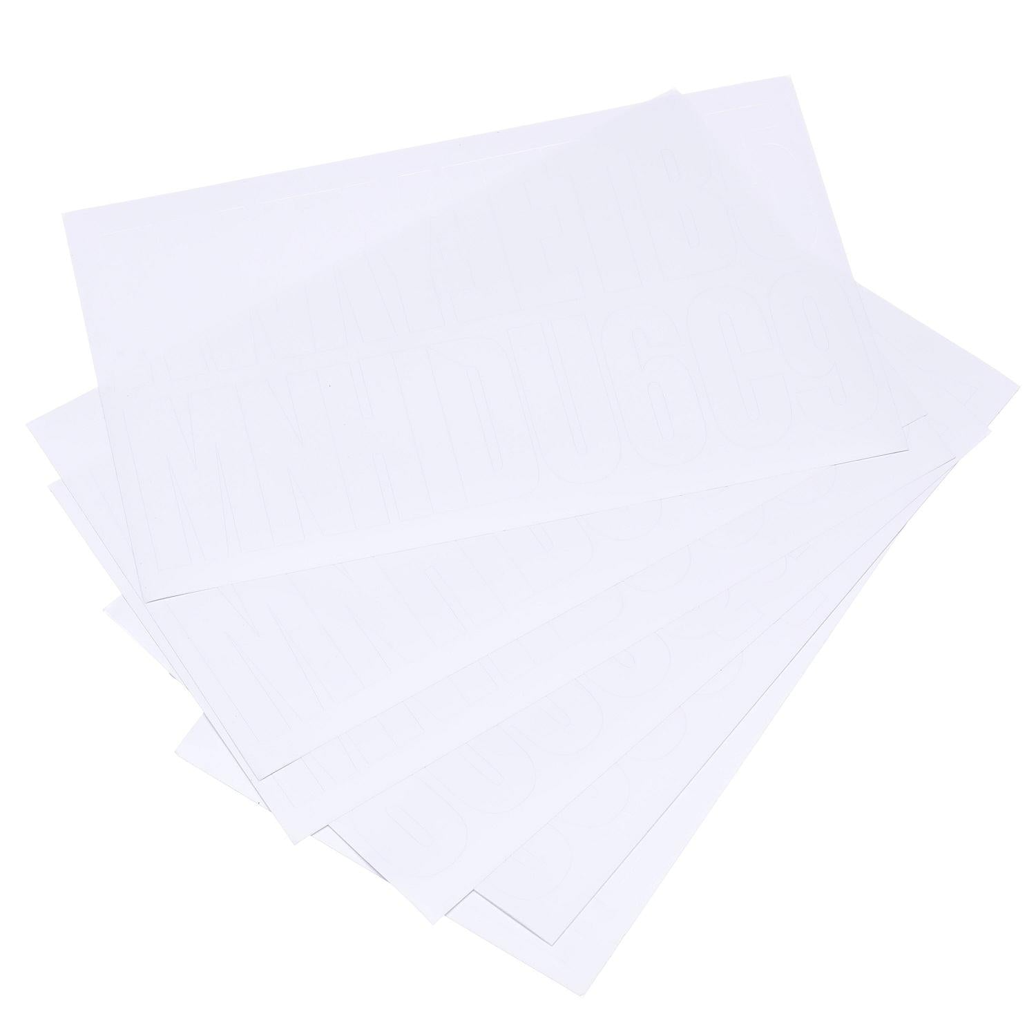 Seachoice 77121 3-1/4" 148 Piece Letter & Number Kit - White