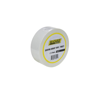 Shrink Wrap Tape, 2in x 60 yds., White