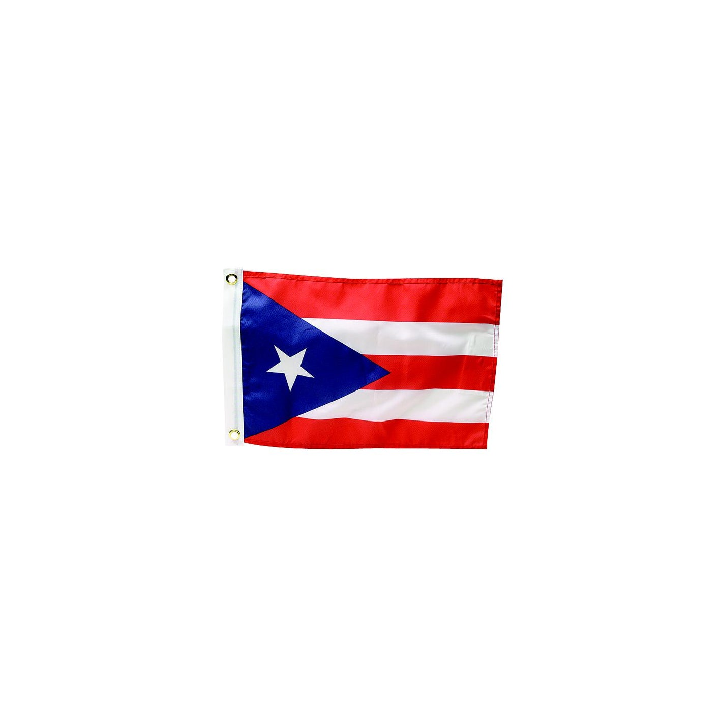 12in x 18in Nylon Print Dyed Puerto Rico Flag