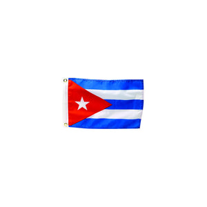 12in x 18in Nylon Print Dyed Cuba Flag