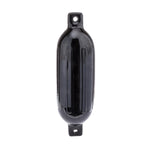 Seachoice 79061 Twin Eye Ribbed Fender, Black, 6.5 x 23"