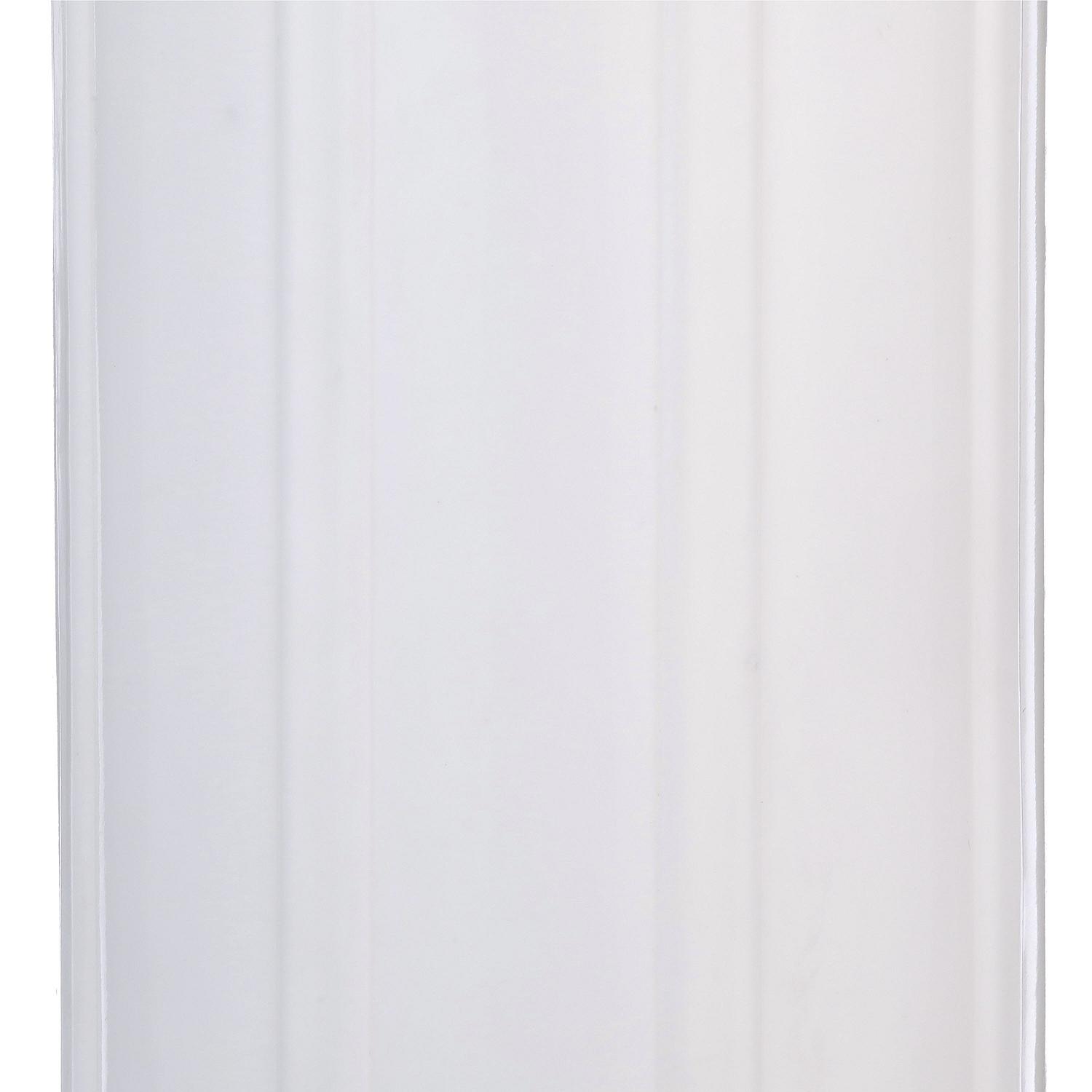 Seachoice 79111 Center Hole Ribbed Fender, White, 6" x 15"