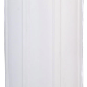 Seachoice 79111 Center Hole Ribbed Fender, White, 6" x 15"