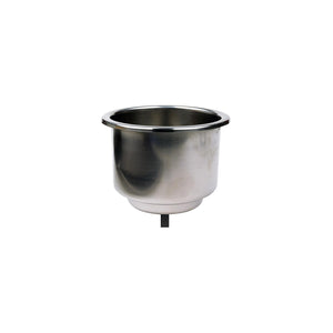 Seachoice 769420 Stainless-Steel Drink Holder With 5/8" Drain