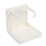 Folding & Adjustable Drink Holder - White
