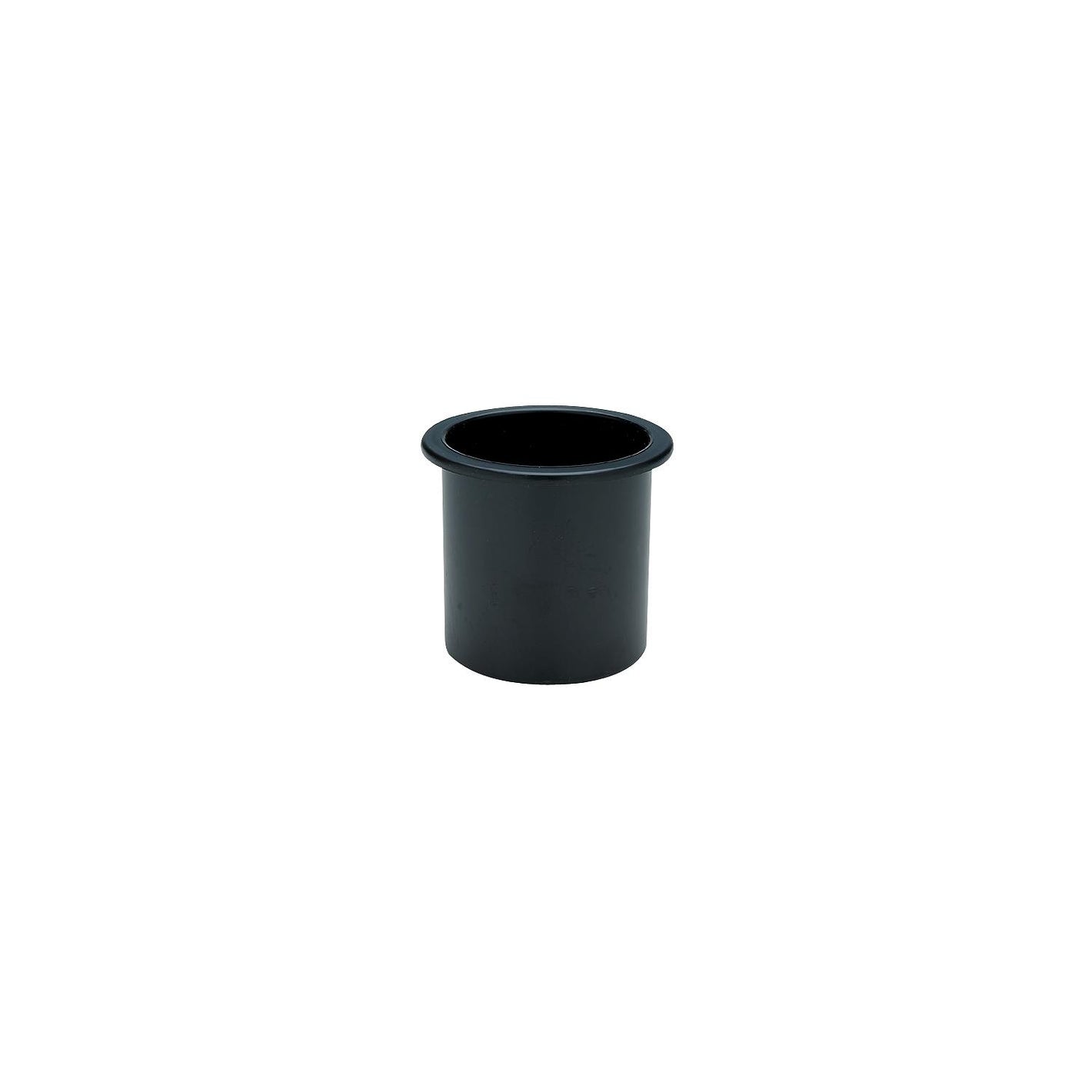 Drink Holder Black - Black, Small Recessed, 2-11/16in