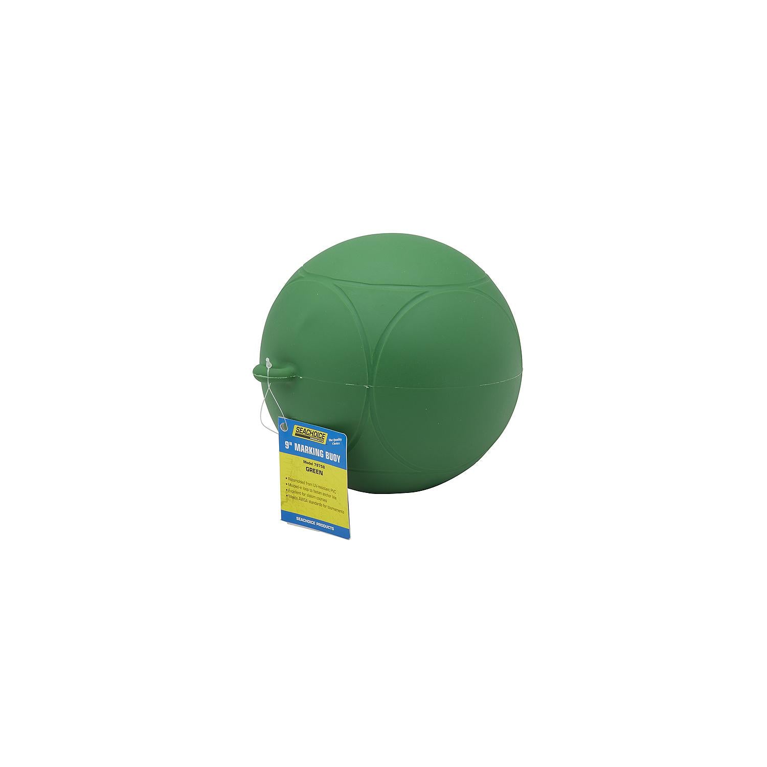 Seachoice 79758 Slalom/Marking Buoy - Green, 9" Dia.