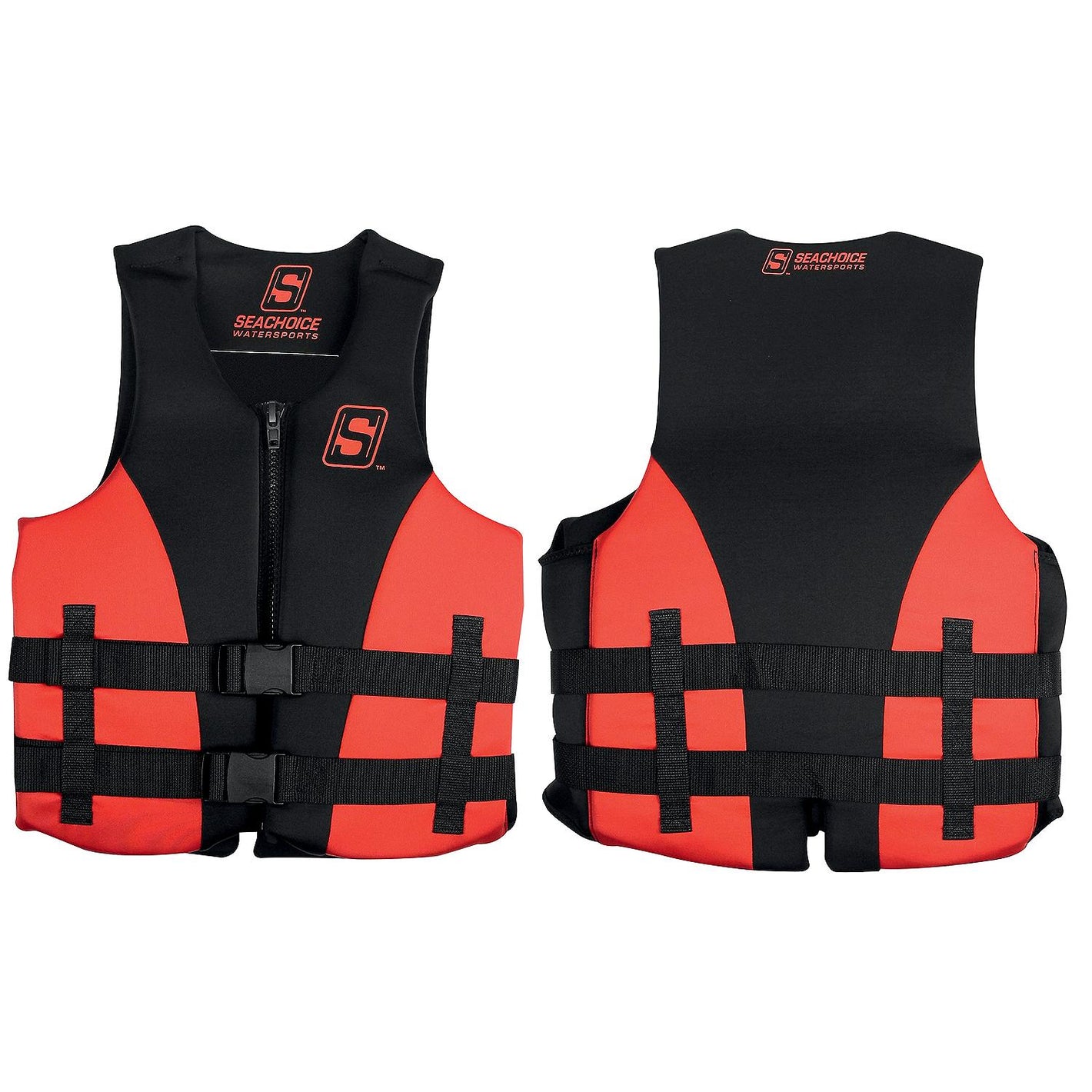 Seachoice 85109 Evoprene Multi-Sport Vest, Red/Black, 3XL
