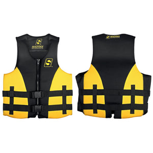 Seachoice 85129 Evoprene Multi-Sport Vest, Yellow/Black, 3XL