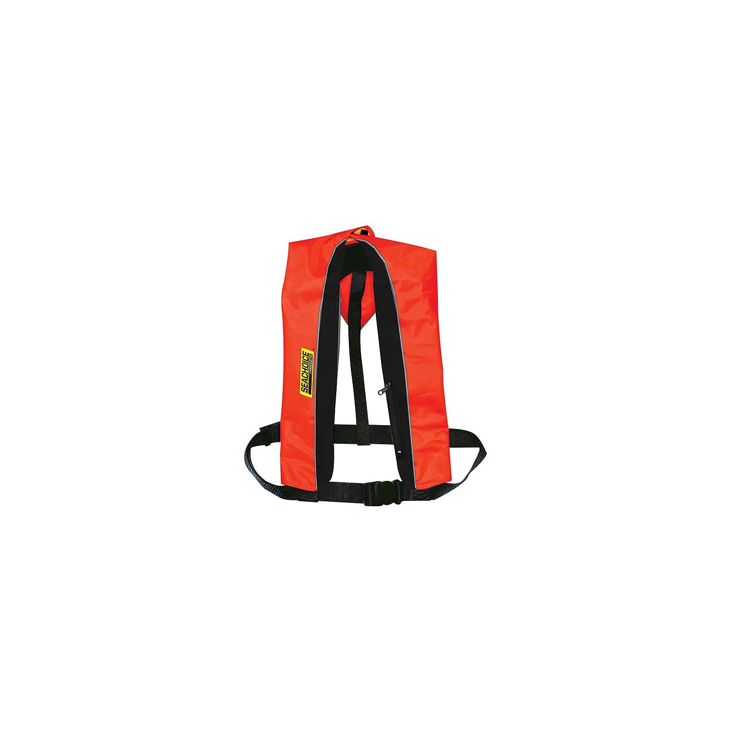 Seachoice 85630 Type V Manual-Only Inflatable PFD - Canada Only - Red/Black