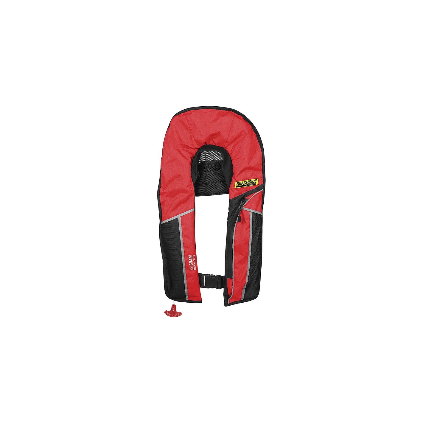 Seachoice 85861 Type V Premium Rip-Stop Inflatable PFD � Adult Universal, Red