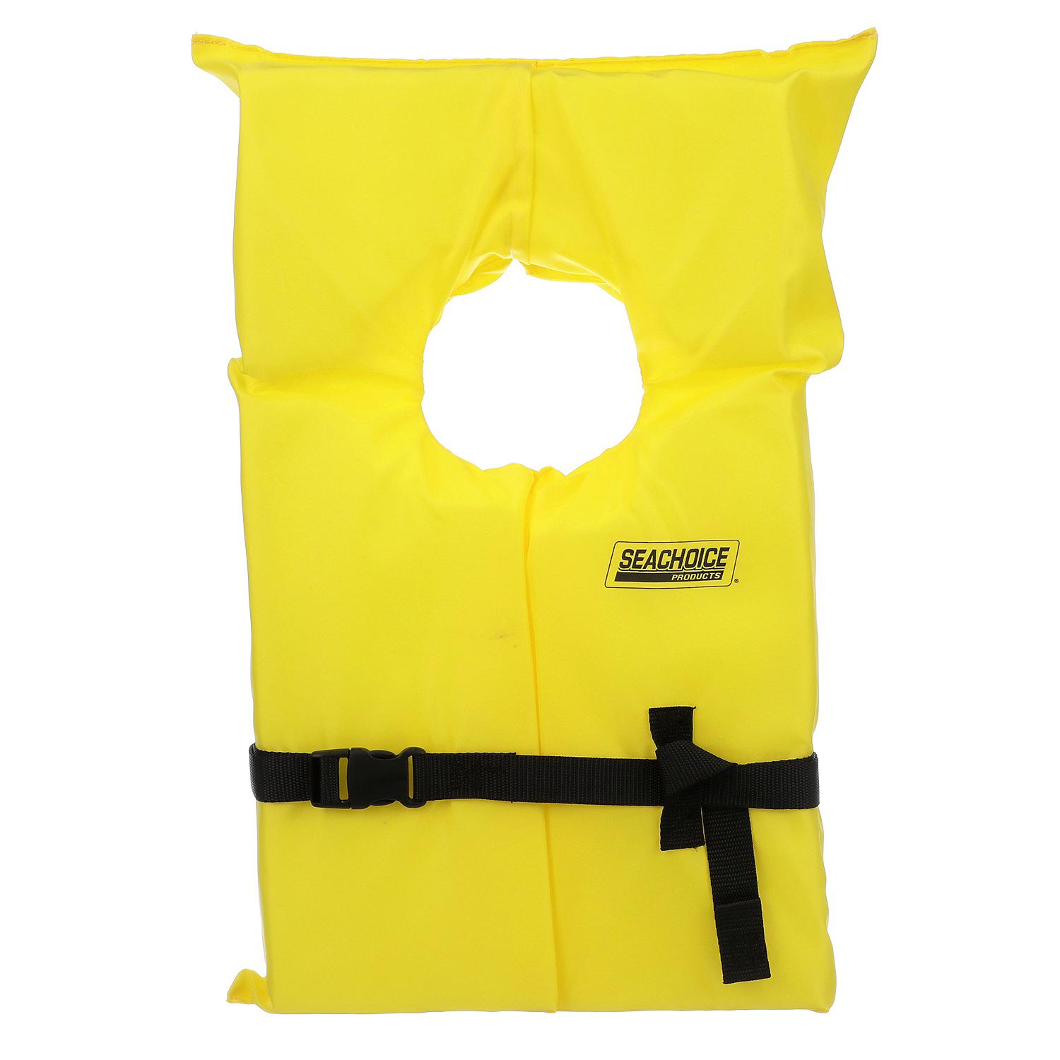 Seachoice 86020 Type II Life Vest - Adult, Yellow