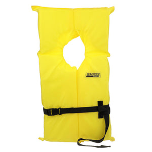 Seachoice 86080 Type II Life Vest - XL, Yellow
