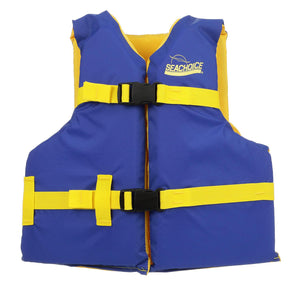 Seachoice 86180 Deluxe General Purpose Life Vest 
Blue/Yellow, Youth