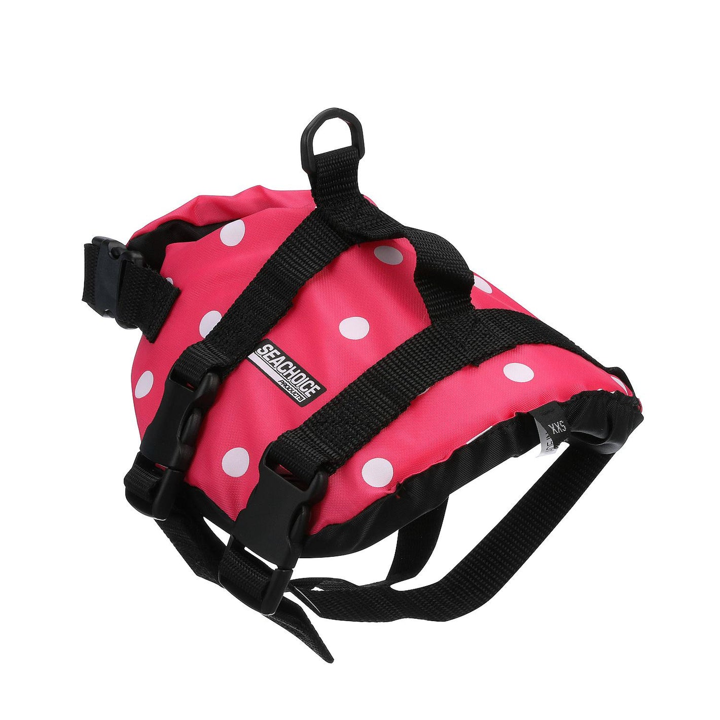 Seachoice 86360 Dog Life Vest - Pink Polka Dot, XXS