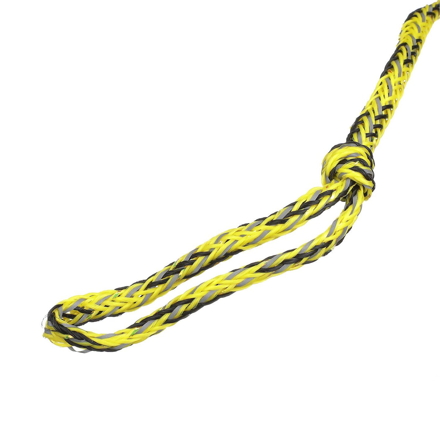 Seachoice 86726 5-Section Wakeboard Reflective Rope, 75', 15" Handle with Textured EVA Grip