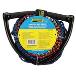 Seachoice 86763 8-Section Water Ski or Wakeboard Rope, 75', 13" Handle with Textured Rubber Grip