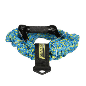 Seachoice 86764 3-Section Wakesurfing Rope, 16', 5-1/2" Handle with Textured Rubber Grip
