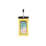 Waterproof Floating Phone Holder, Yellow, 5in x 9in