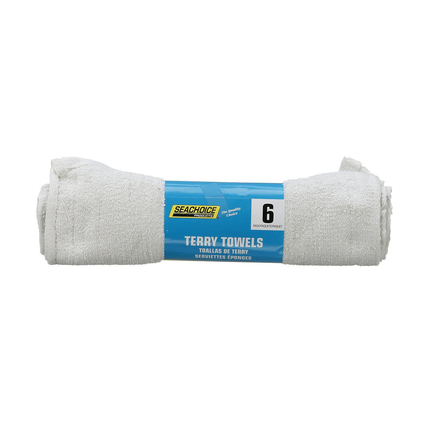 Seachoice 90010 Terry Towels, 6-pk. Roll