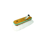 Seachoice 90466 Deck Brush with Bumper - Wood, Size: 10", Stiff (White Poly)