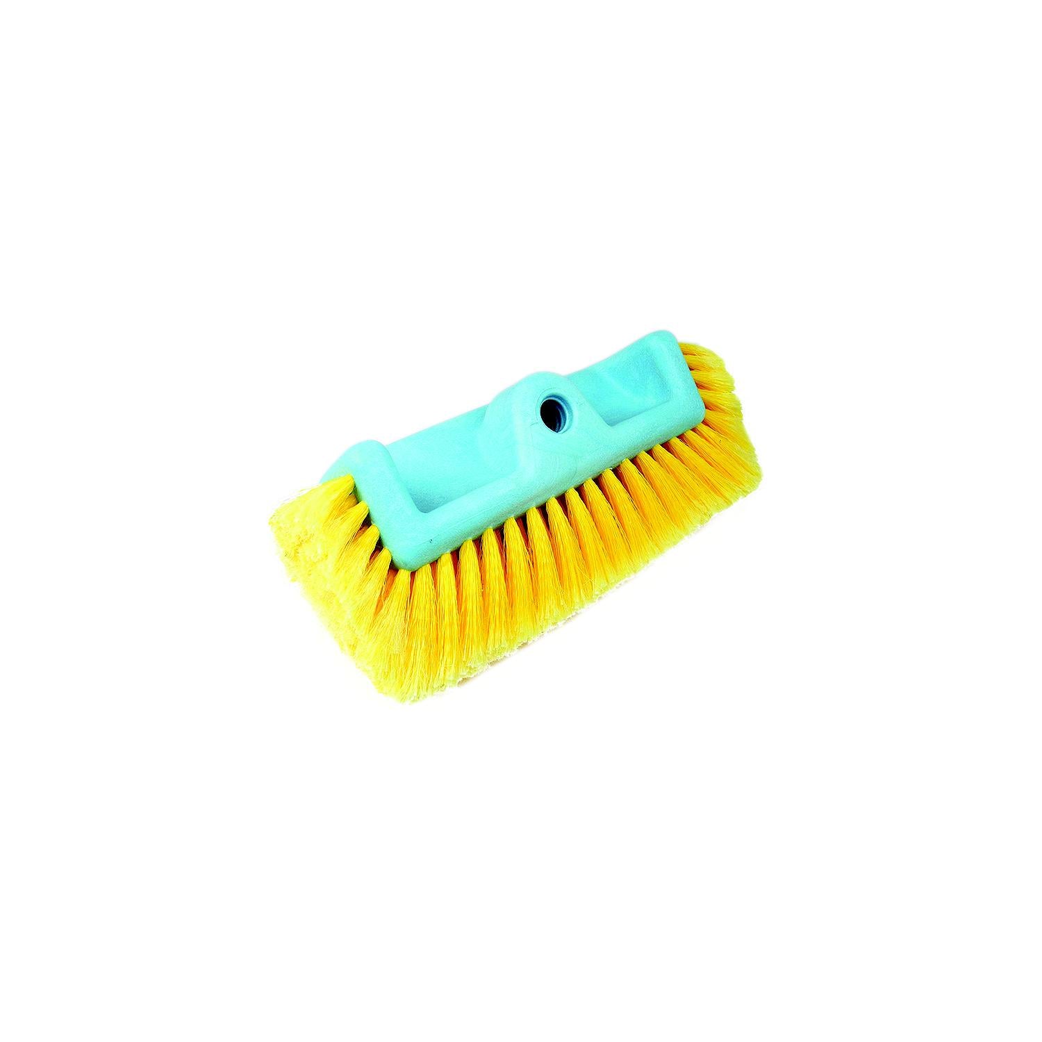 Brush w/ Side Bristle, Size: 10in, Soft (Yellow Poly)
