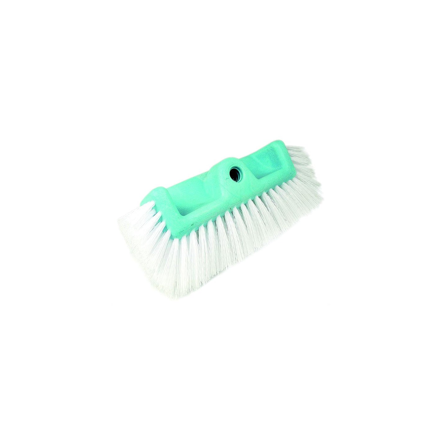 Brush w/ Side Bristle, Size: 10in, Stiff (White Poly)