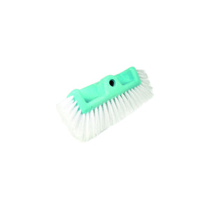 Brush w/ Side Bristle, Size: 10in, Stiff (White Poly)