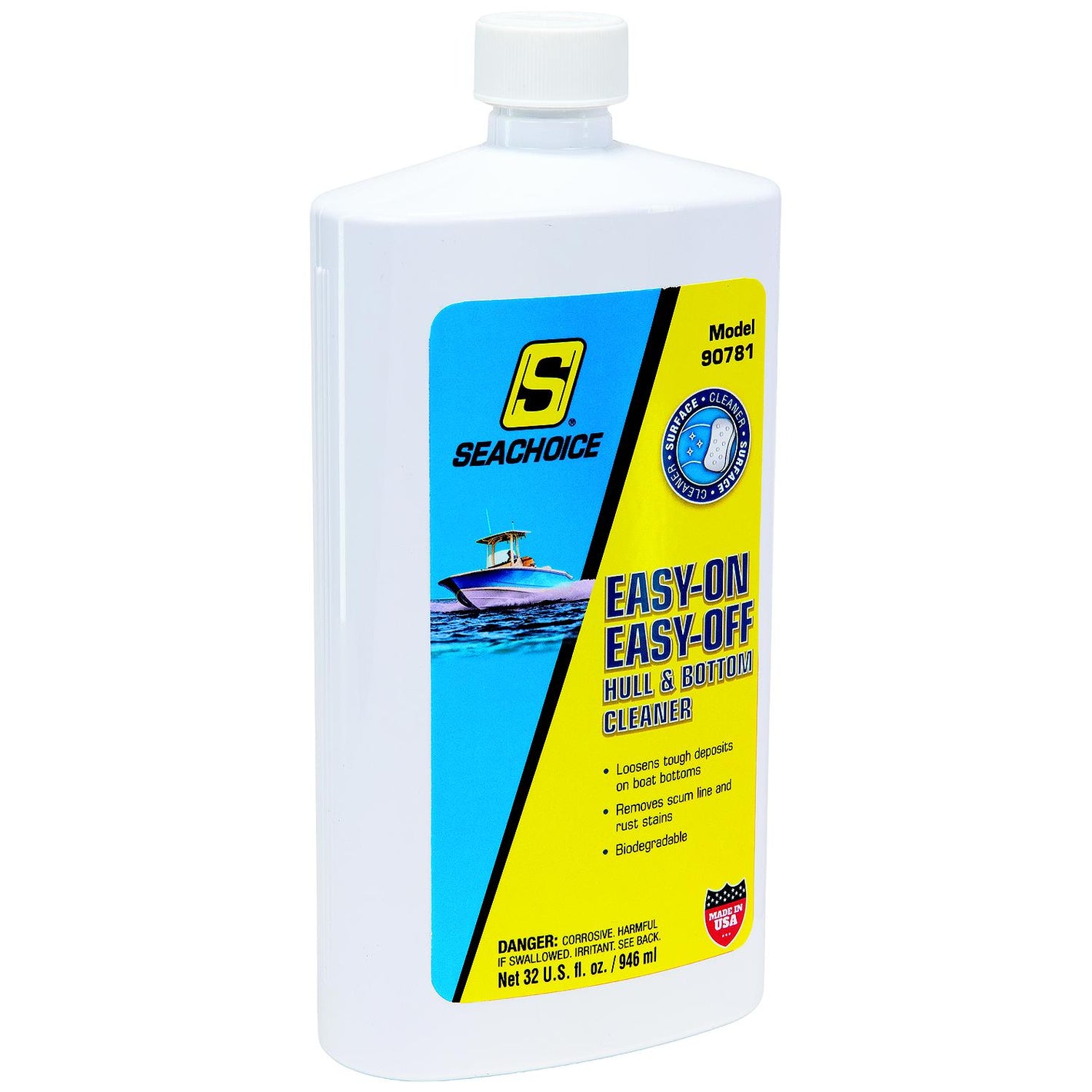 Seachoice 90781 Easy-On Easy-Off Hull And Bottom Cleaner 32 oz.
