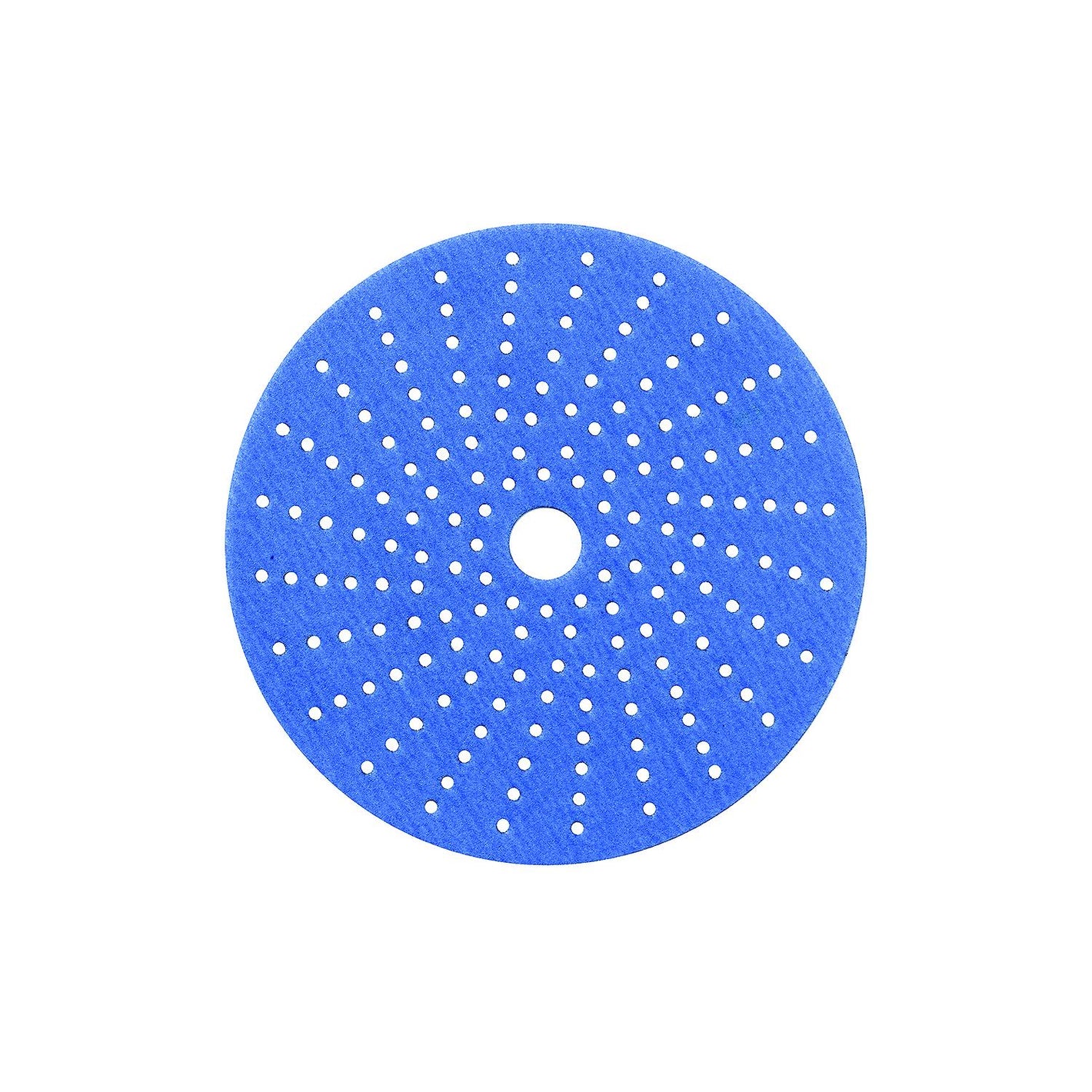 Seachoice 91840 Multi-Hole Blue Ceramic blend Hook-and -Loop Discs, Grade: 40, Size: 6"