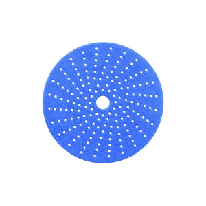 Seachoice 91844 Multi-Hole Blue Ceramic blend Hook-and -Loop Discs, Grade: 220, Size: 6"