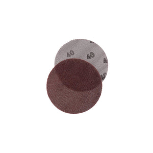 Seachoice 91916 Dust Free Aluminum Oxide Mesh Hook & Loop Discs - Closed Coat, Grade 40, Brown, 25/pk