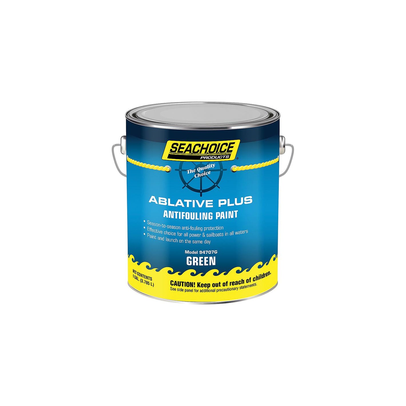 Seachoice 94707G Ablative Plus Premium Antifouling Paint, Green, 1 Gallon