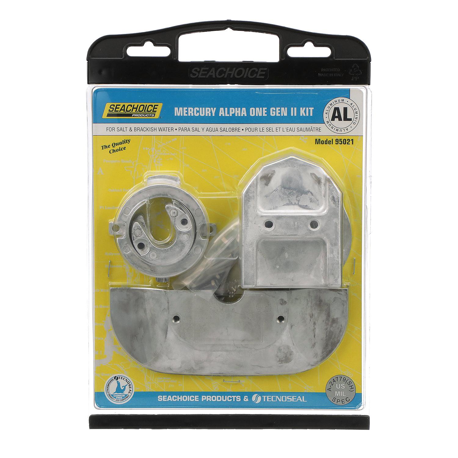 Seachoice 95021 Aluminum Anode Kit For Mercury Alpha I Gen 2