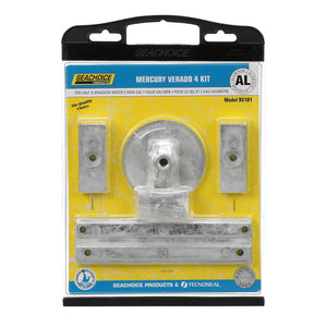 Seachoice 95101 Aluminum Anode Kit For 4 Cylinder Mercury Verado