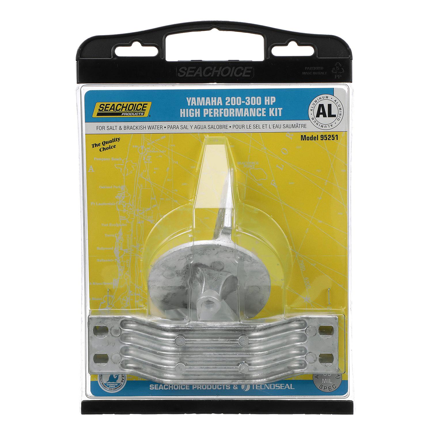 Seachoice 95251 Aluminum Anode Kit For Yamaha 200-300 HP