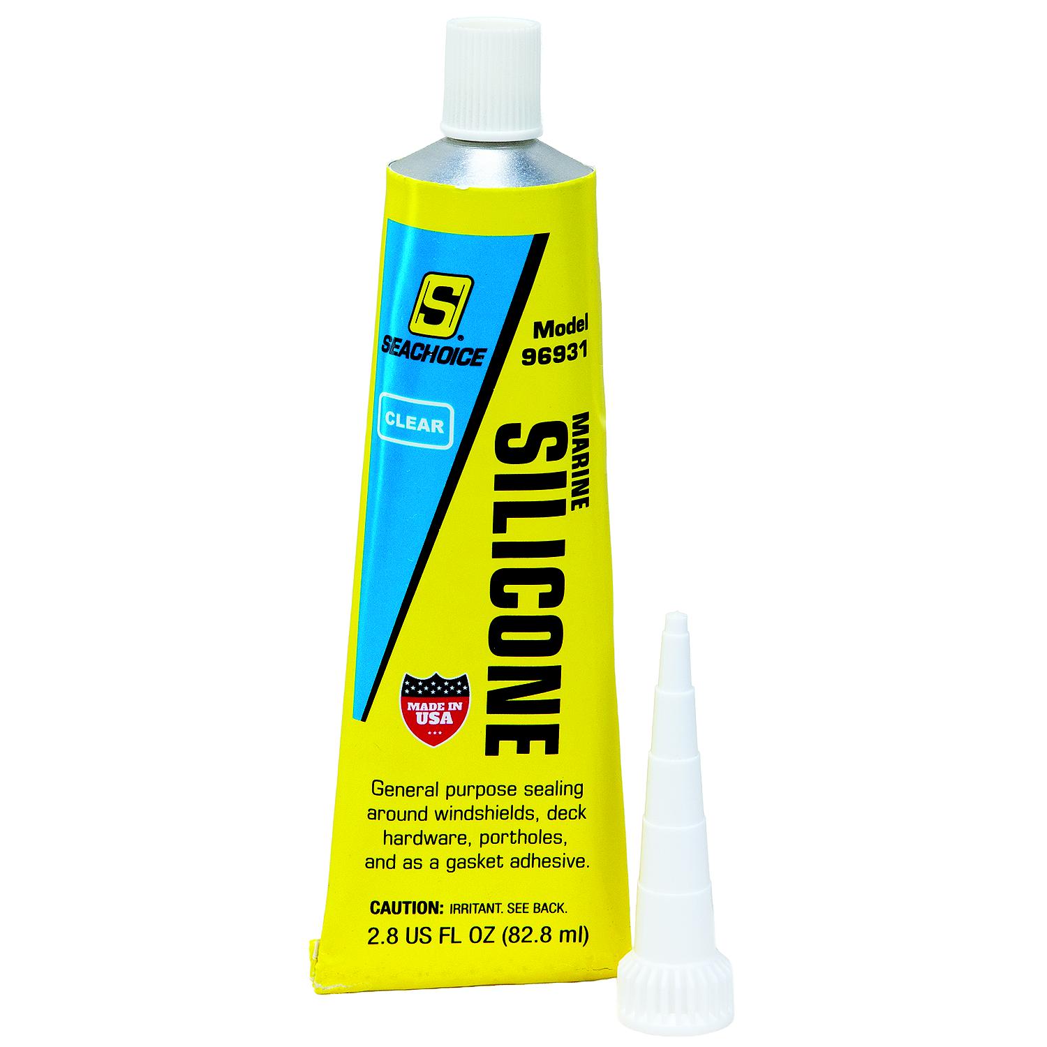 Seachoice 96931 Silicone Sealant Clear 2.8oz.