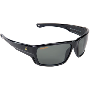 Seachoice 98802 "Reef Rider" Polarized Sunglasses, Frame: Shiny Black, Lens: Grey