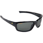 Voyager Polarized Sunglasses, Frame: Black, Lens: Grey