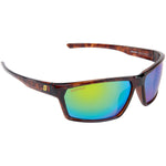 Sentry Polarized Sunglasses, Frame: Shiny Tortoise, Lens: Green Mirror